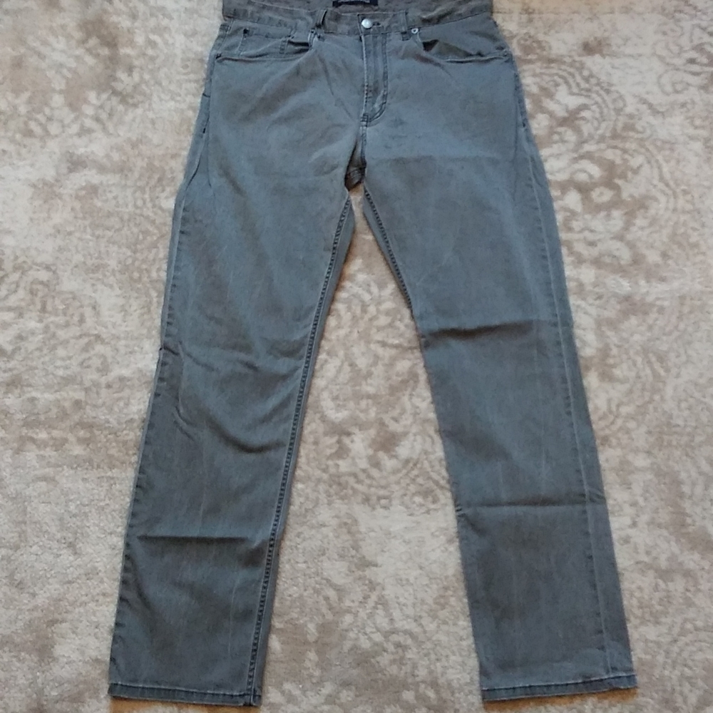 Calvin Klein Men's Grey Khaki Color Jeans! Size is 34x32